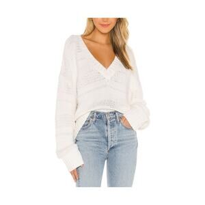 House Of Harlow 1960 'Conor' White Cotton Sweater Size XS